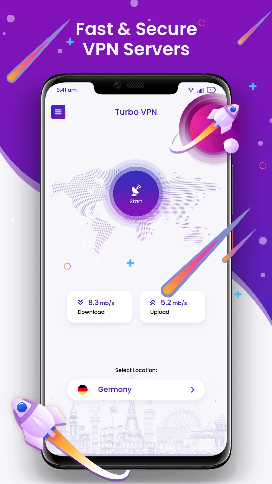 Ultimate VPN Turbo Fast-Secure | Indus Appstore | Screenshot