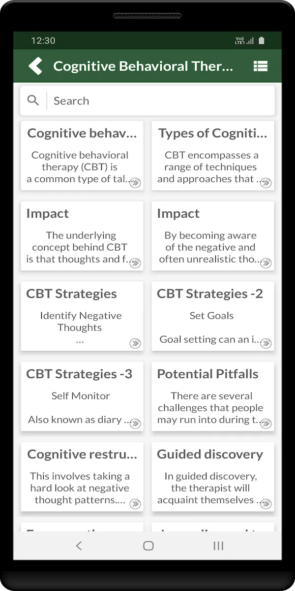 Cognitive Behavioral Therapy - | Indus Appstore | Screenshot