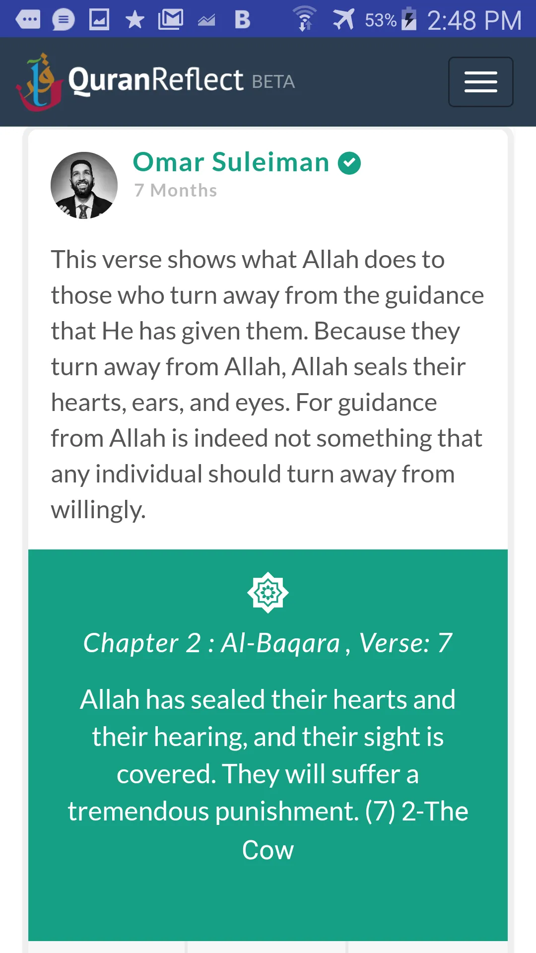 QuranReflect | Indus Appstore | Screenshot