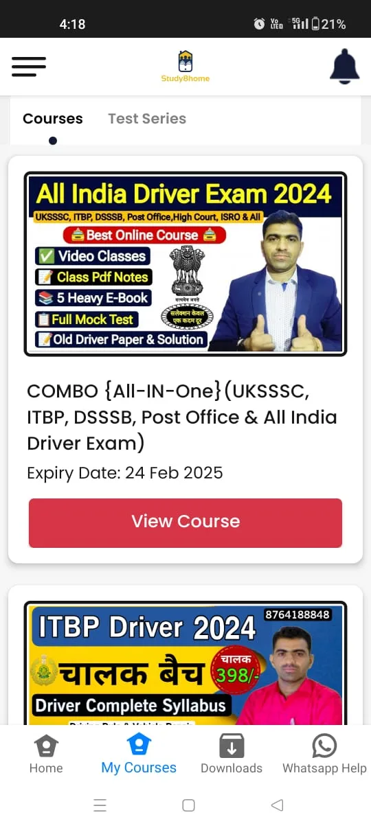 Study8Home: Online Coaching | Indus Appstore | Screenshot