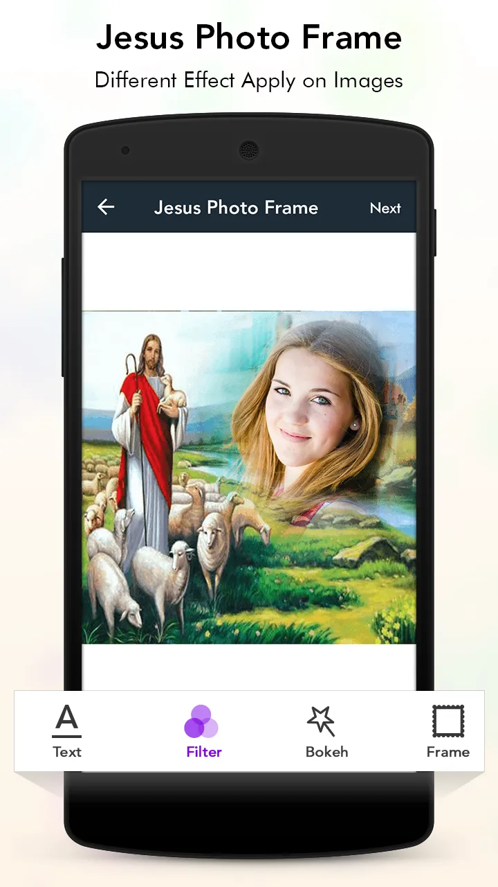 Jesus Photo Frame | Indus Appstore | Screenshot