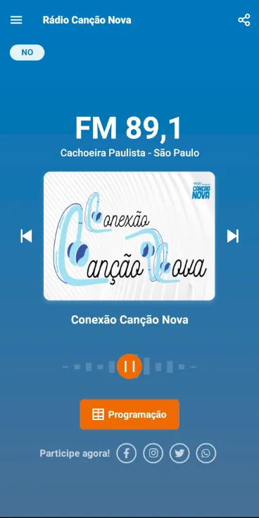 Rádio Canção Nova | Indus Appstore | Screenshot