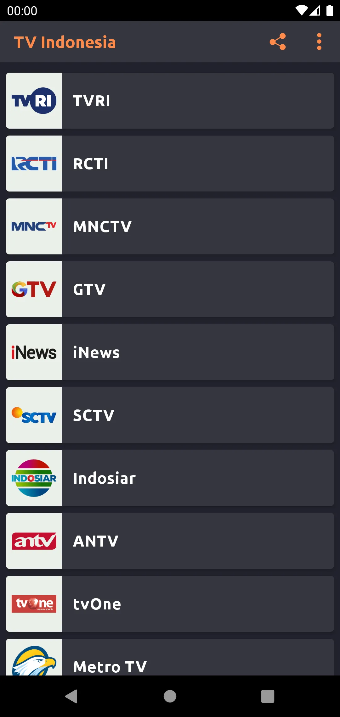 TV Indonesia Live Streaming | Indus Appstore | Screenshot