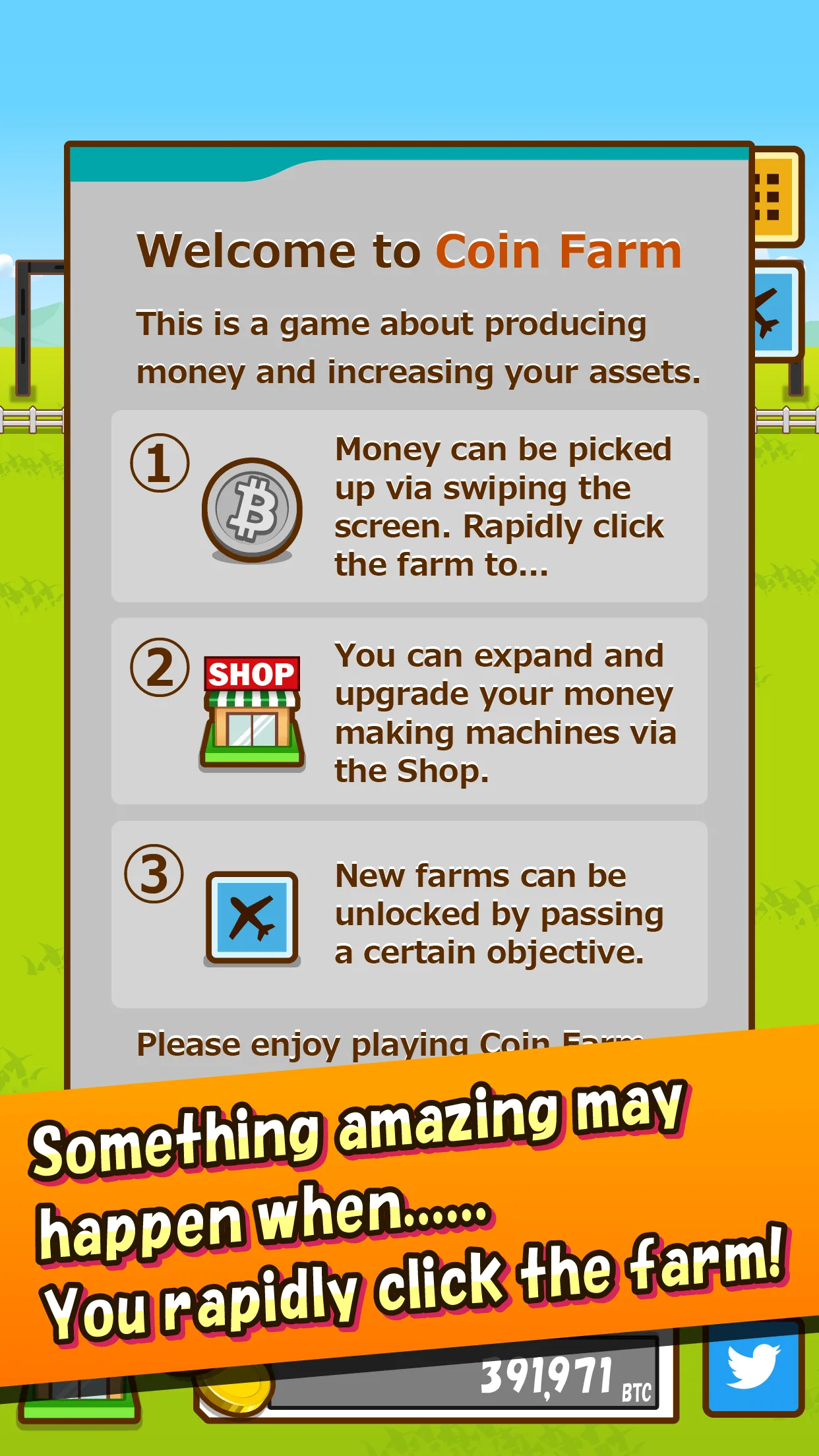 Coin Farm - Clicker game - | Indus Appstore | Screenshot