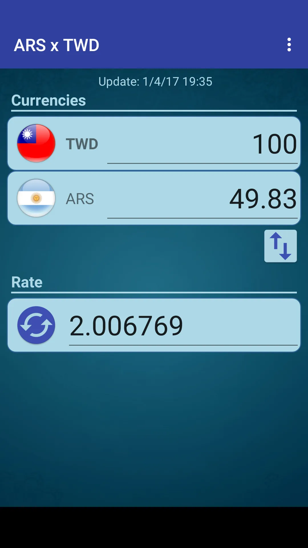 Arg. Peso x New Taiwan Dollar | Indus Appstore | Screenshot