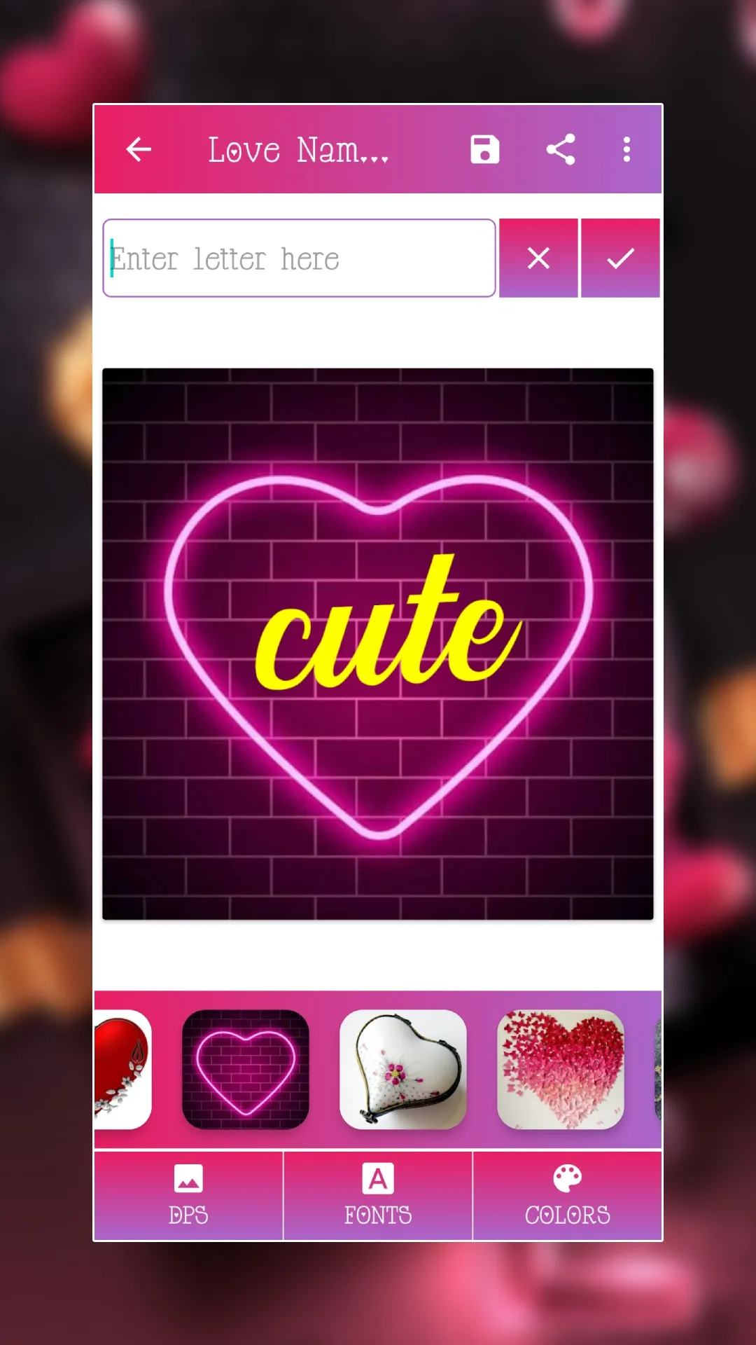 Love Name Art Maker : Stylish | Indus Appstore | Screenshot