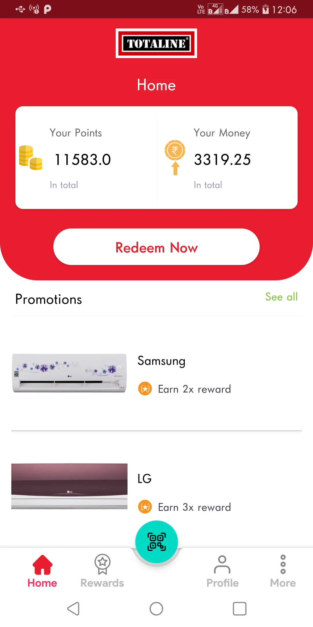 Totaline Rewards | Indus Appstore | Screenshot