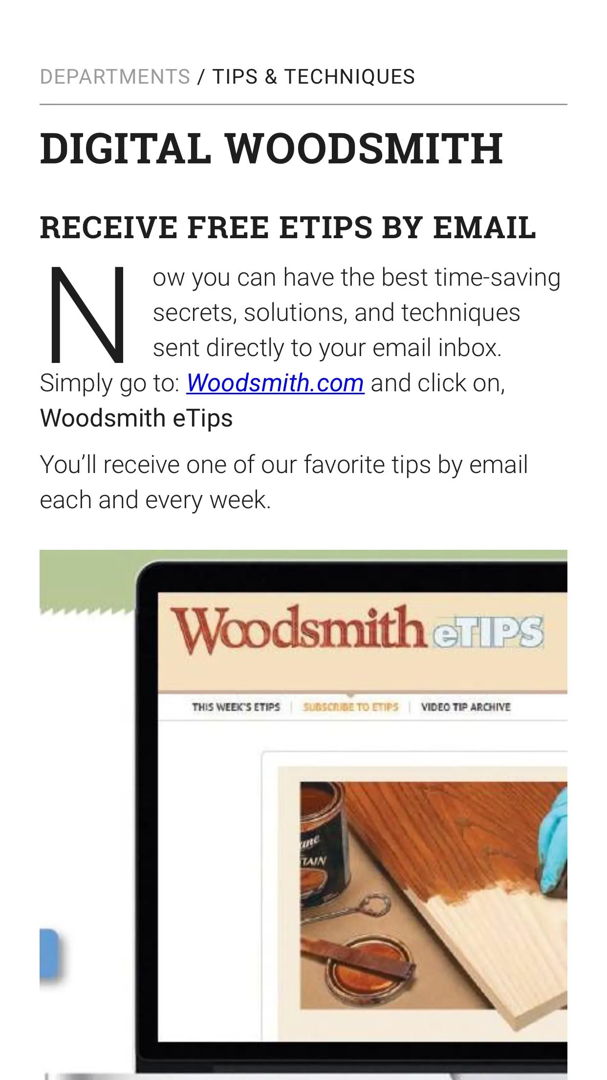 Woodsmith Magazine | Indus Appstore | Screenshot