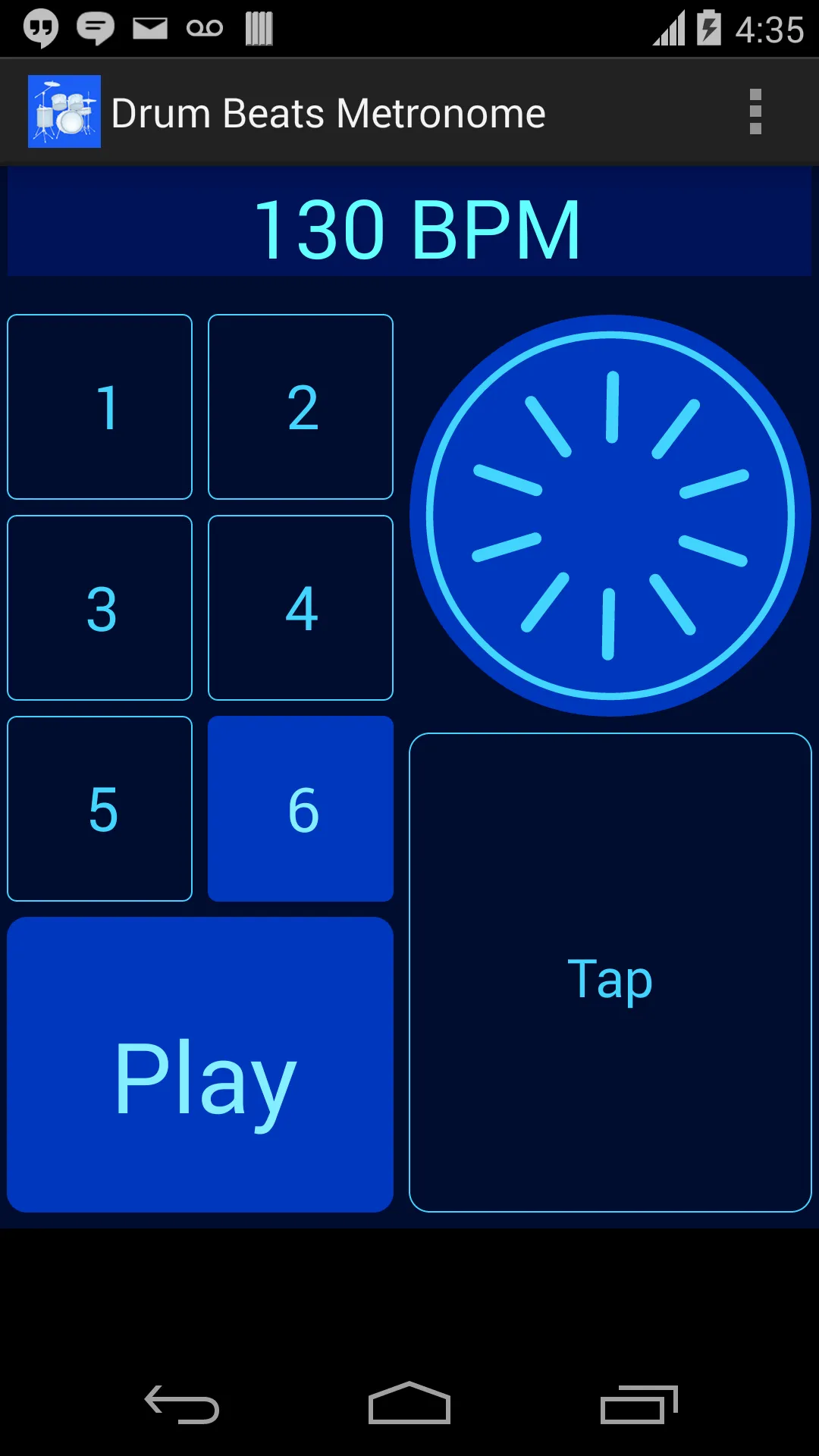 Drum Beats Metronome | Indus Appstore | Screenshot
