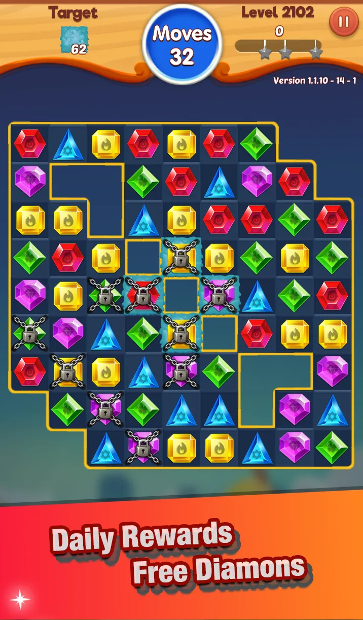 Jewels Crush : Match-3 | Indus Appstore | Screenshot