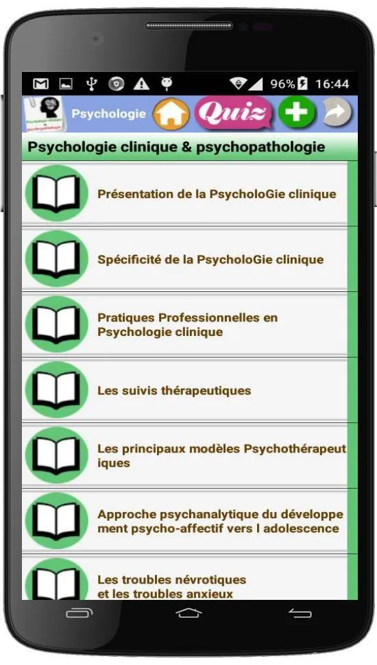 Psychologie clinique | Indus Appstore | Screenshot