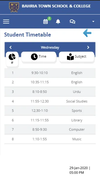 BTSC Parent Portal | Indus Appstore | Screenshot