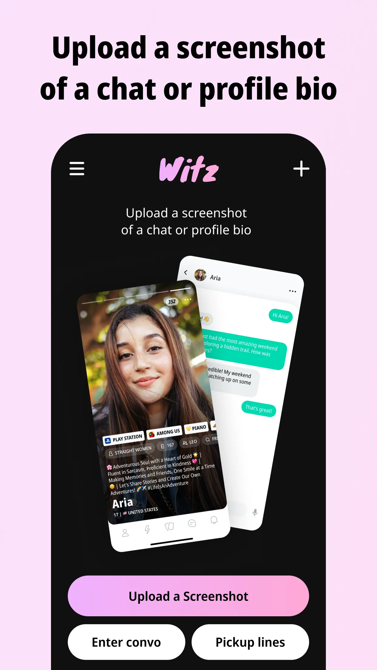 Witz: RizzGPT Dating Assistant | Indus Appstore | Screenshot