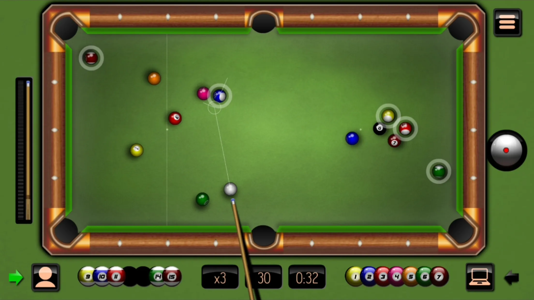 Famobi's 8 Ball Billiards | Indus Appstore | Screenshot