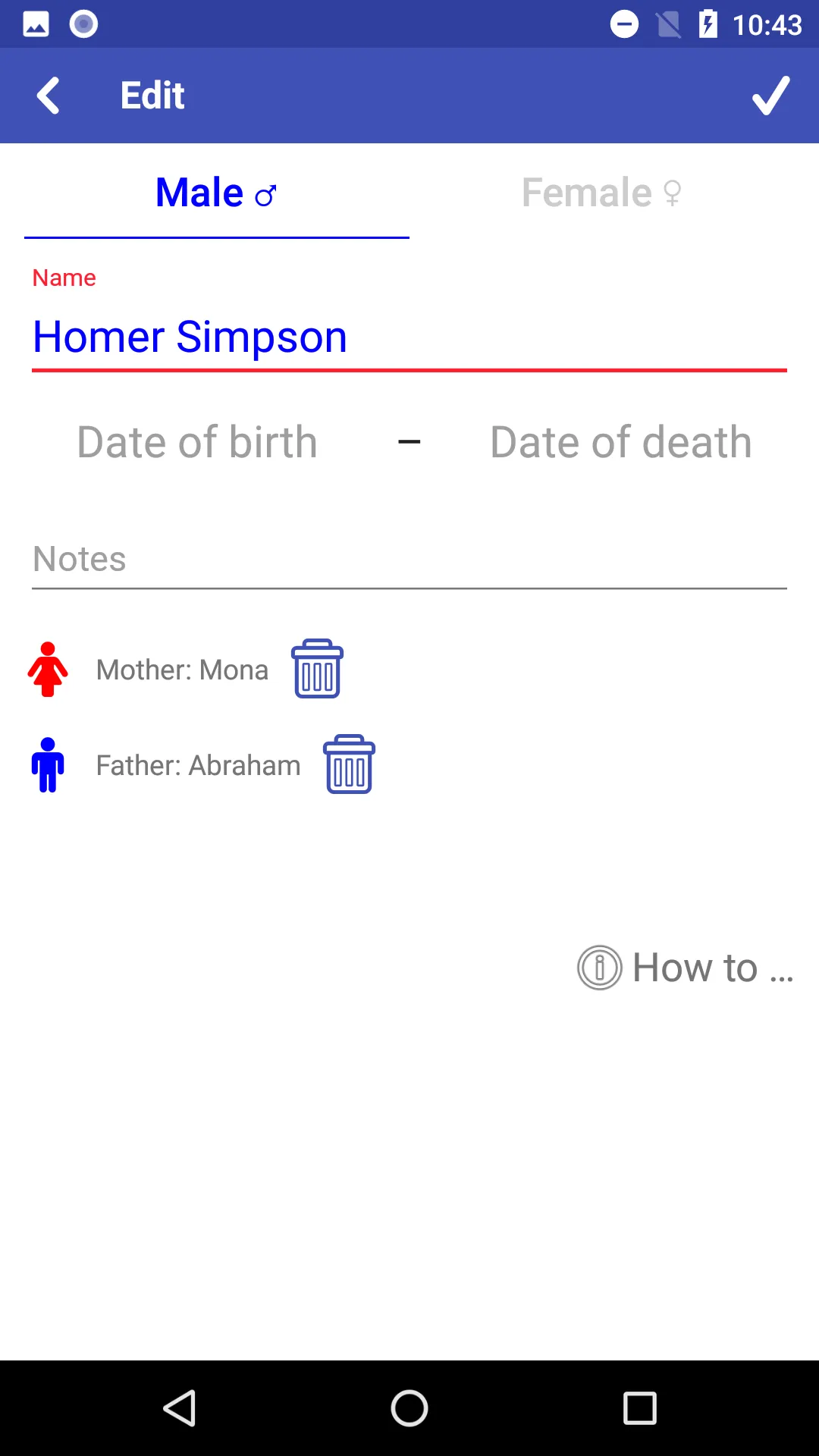 Family tree | Indus Appstore | Screenshot