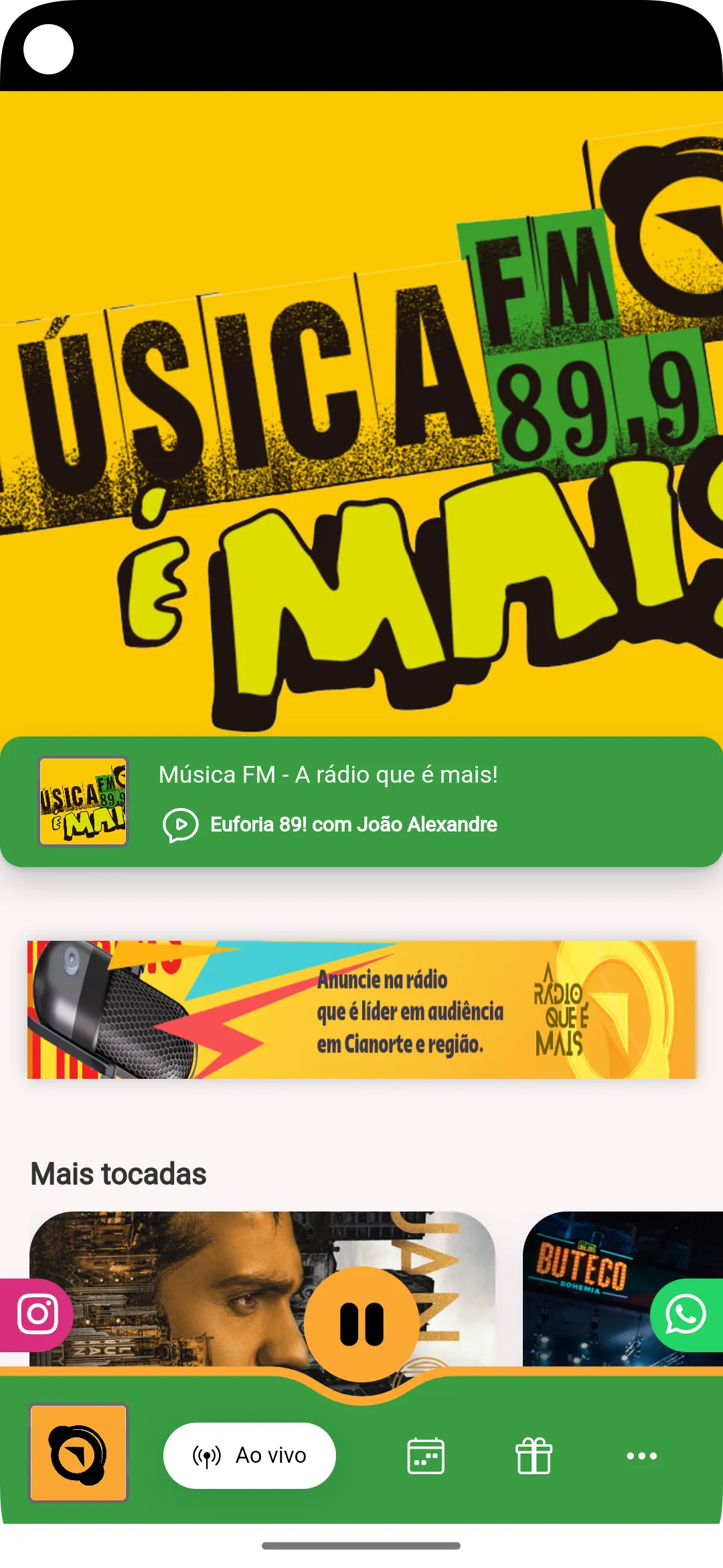 Música FM | Indus Appstore | Screenshot