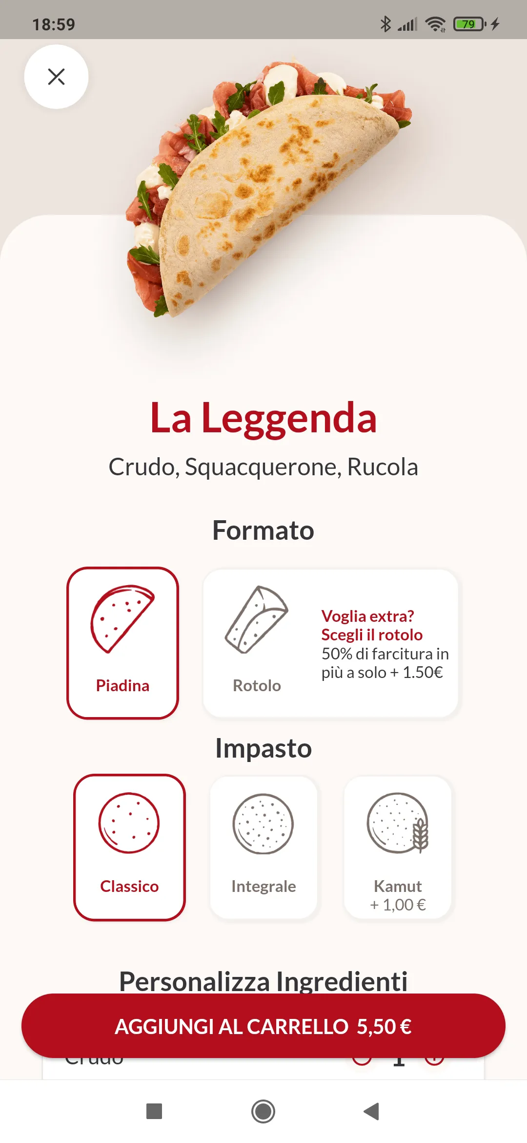 LA Piadineria | Indus Appstore | Screenshot