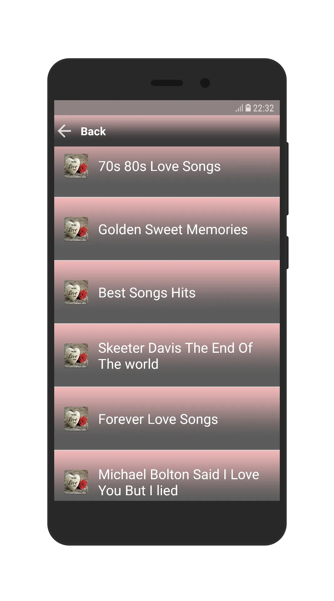 70s 80s Love Songs MP3 | Indus Appstore | Screenshot