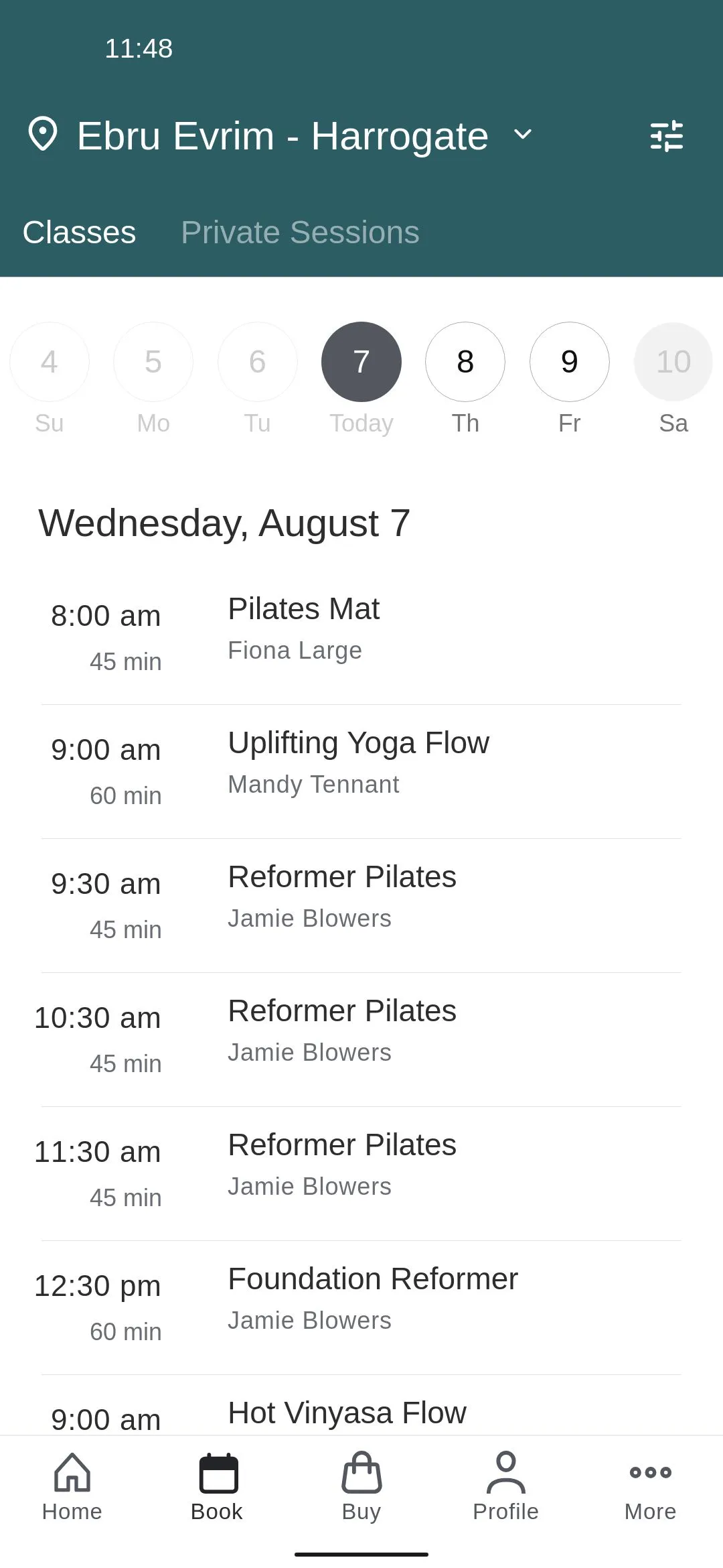 Ebru Evrim Yoga Pilates | Indus Appstore | Screenshot