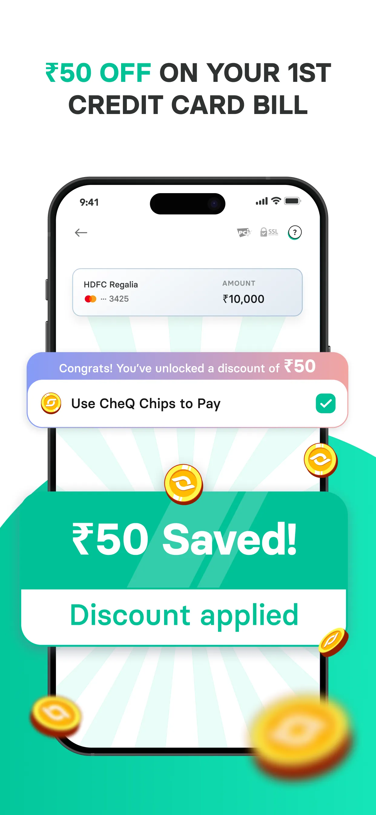 CheQ: Credit Bill Payments | Indus Appstore | Screenshot