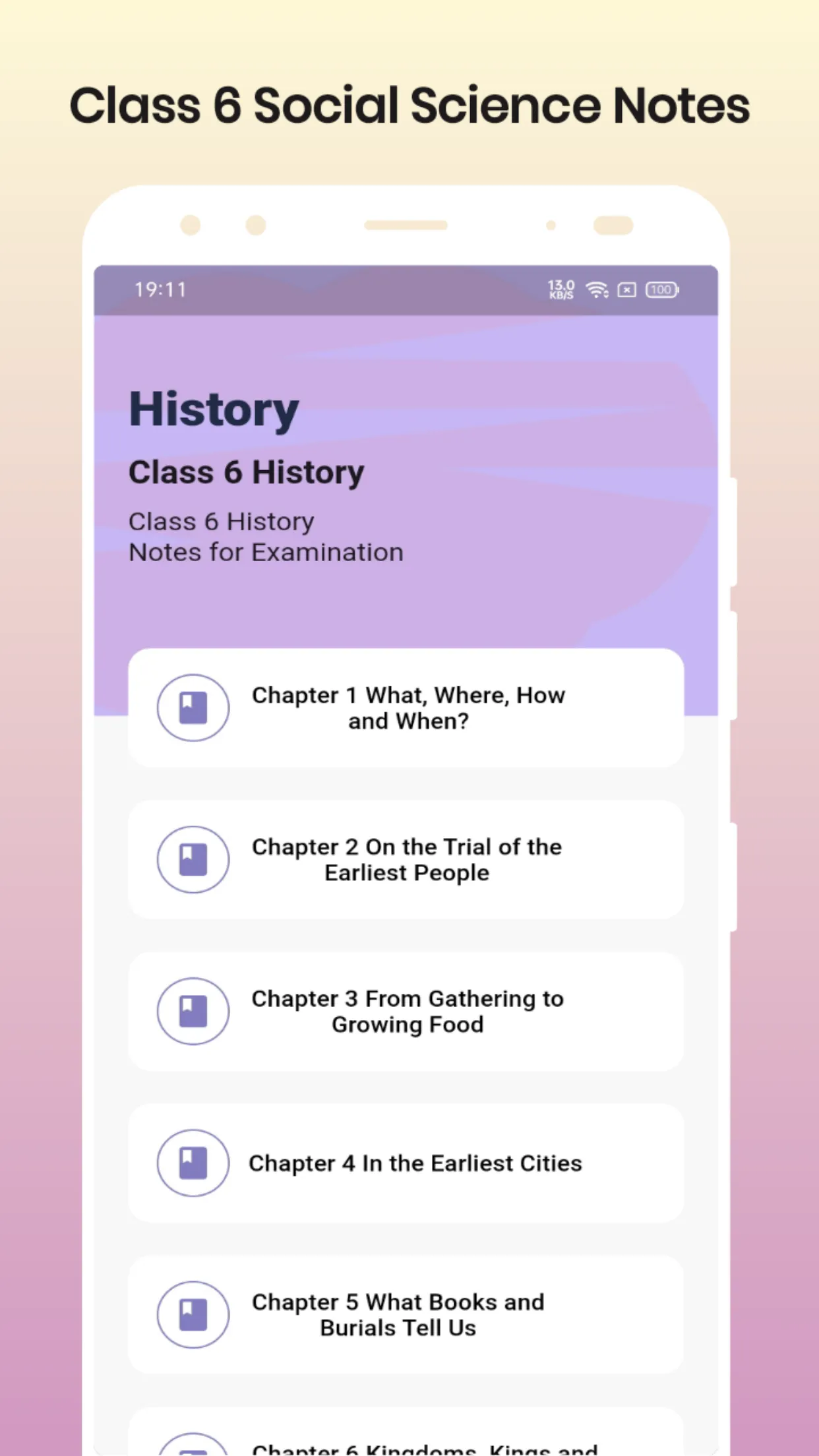 Class 6 Social Science Notes | Indus Appstore | Screenshot