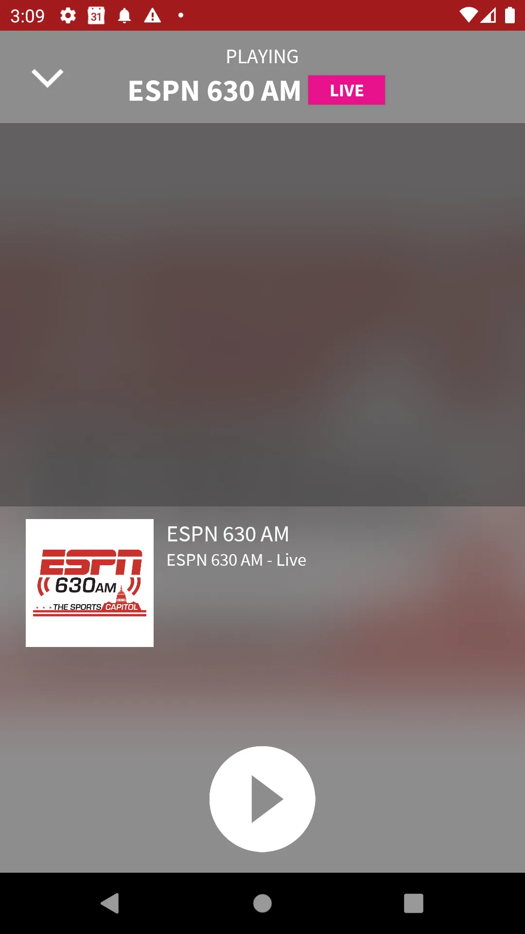 ESPN 630 AM | Indus Appstore | Screenshot