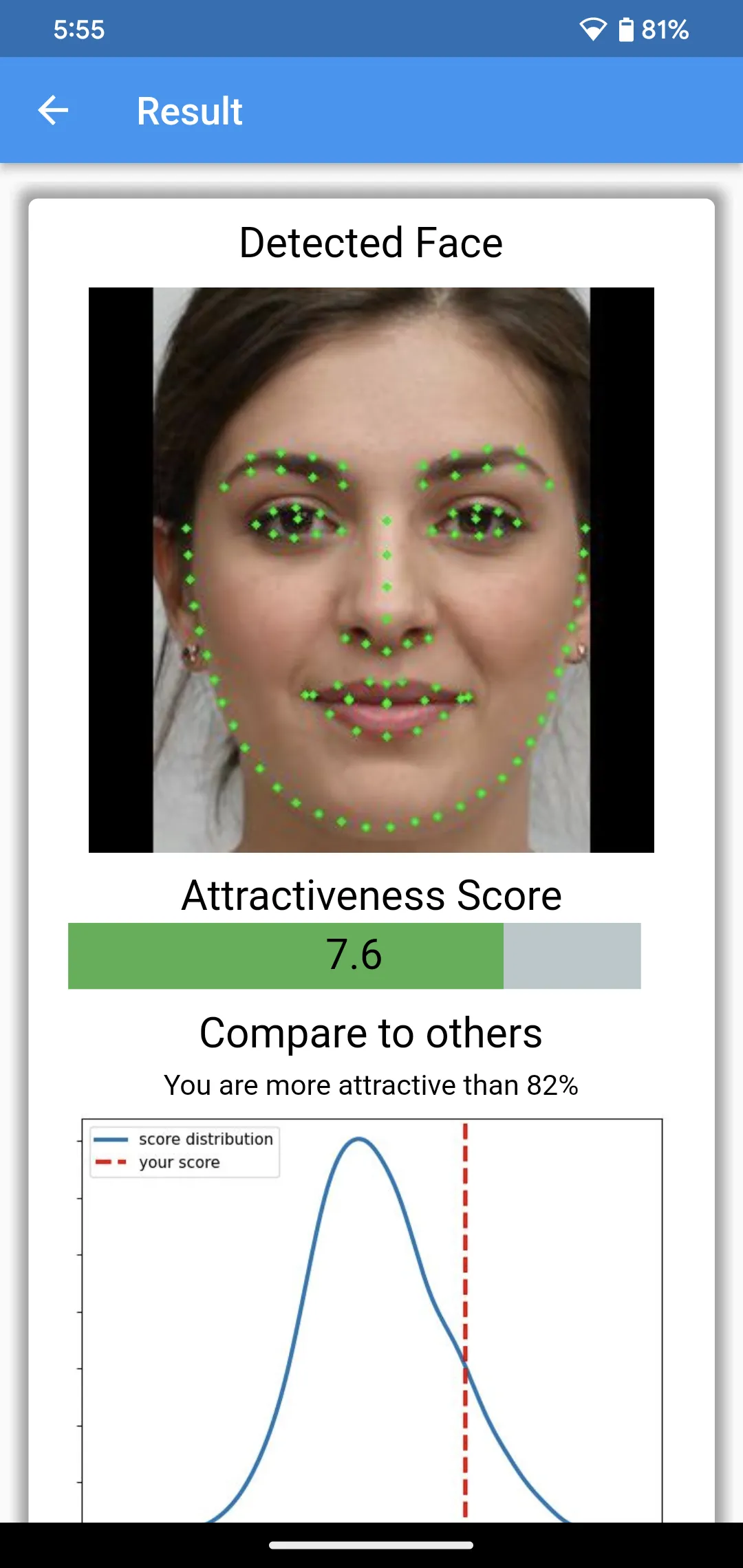 Attractiveness Test | Indus Appstore | Screenshot