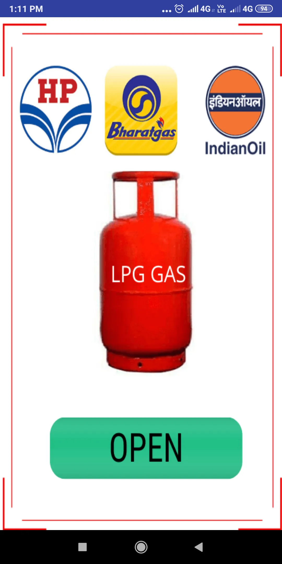 LPG Gas Booking Online (HP, In | Indus Appstore | Screenshot