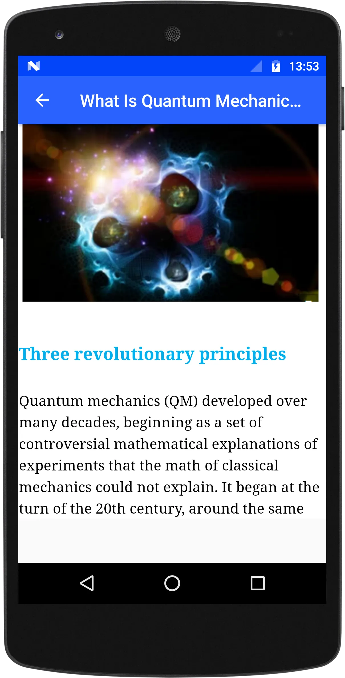 Quantum Mechanics | Indus Appstore | Screenshot