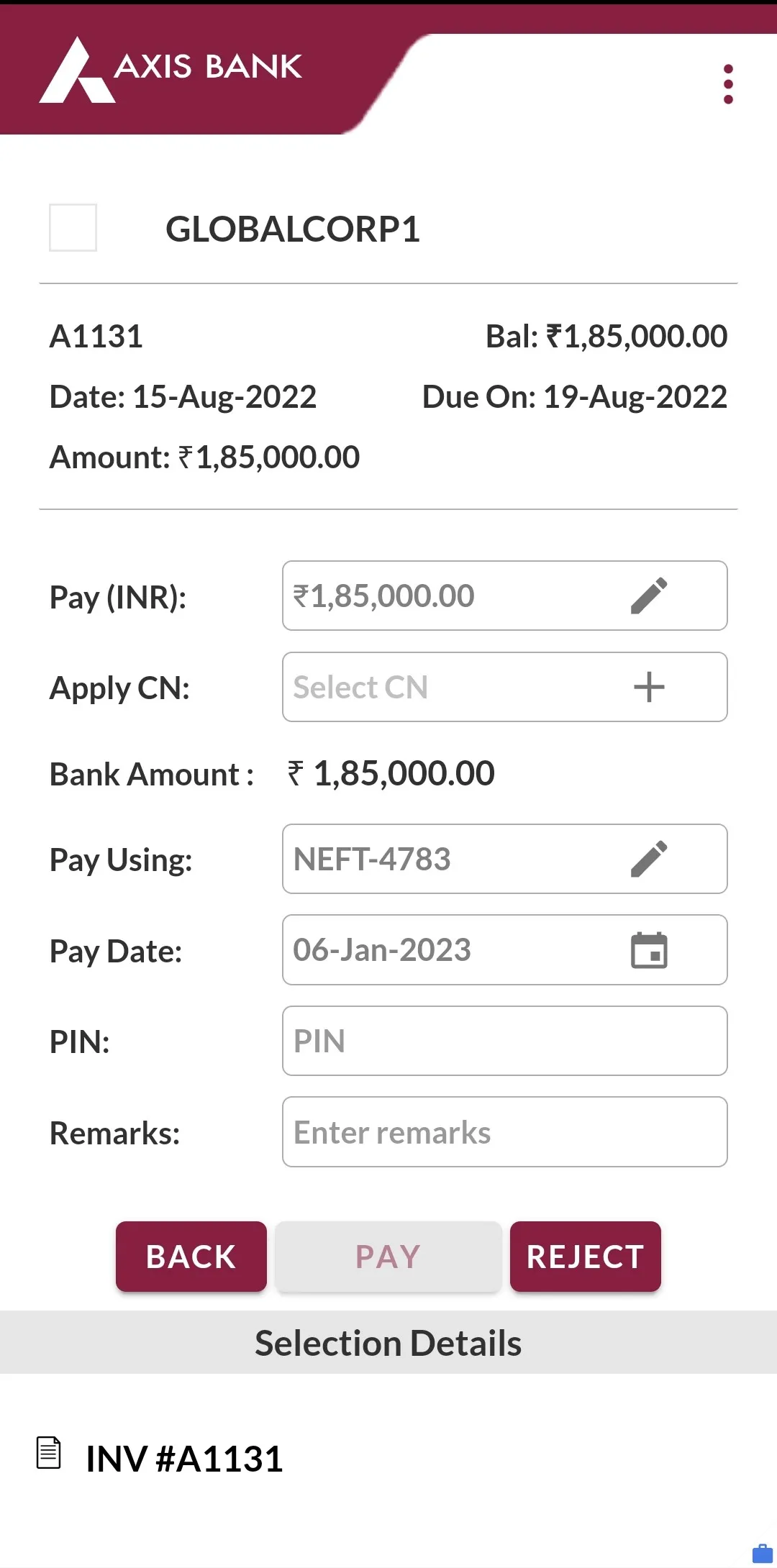 Axis Receivables Suite | Indus Appstore | Screenshot