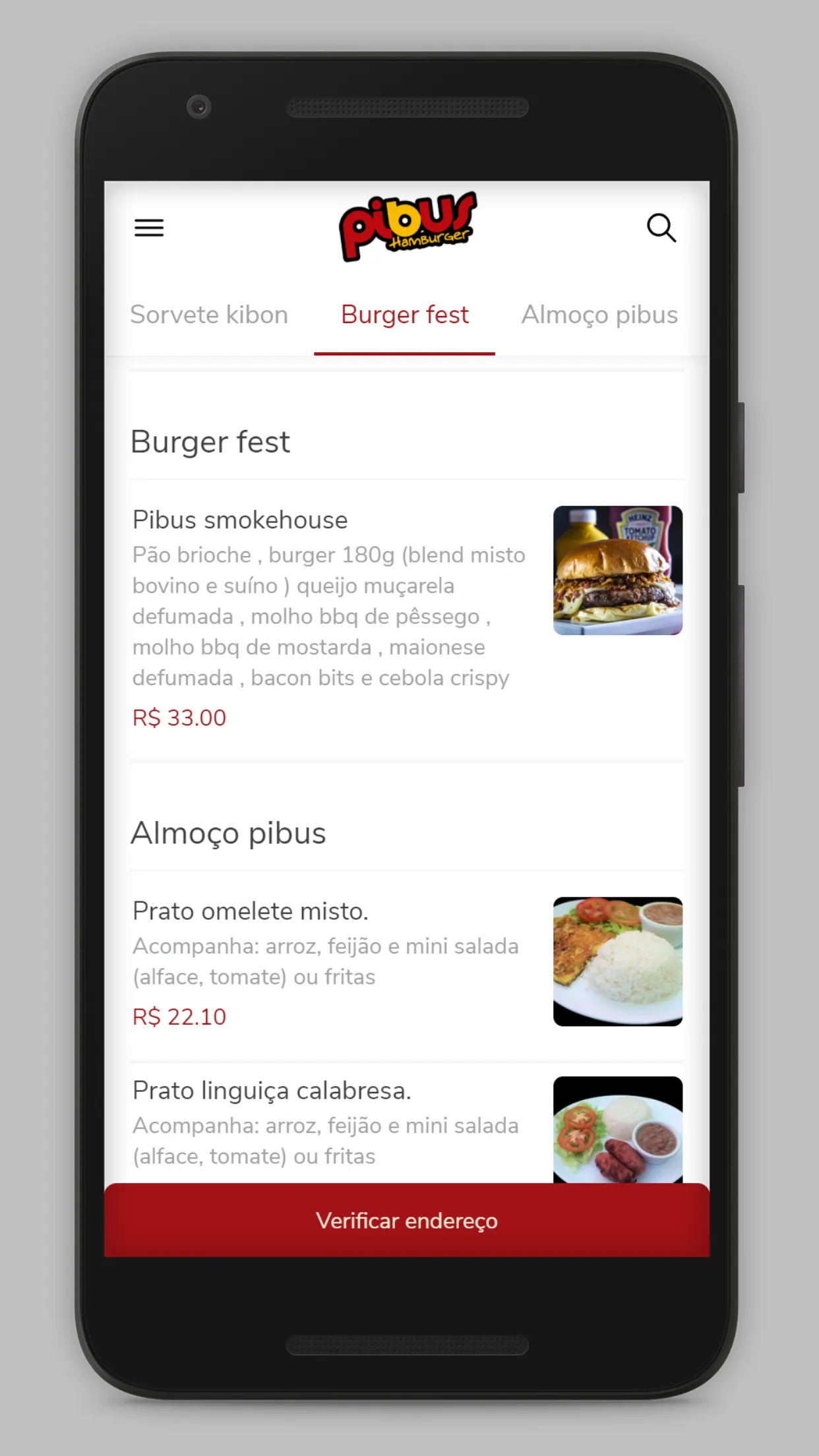 Pibus Hamburger | Indus Appstore | Screenshot