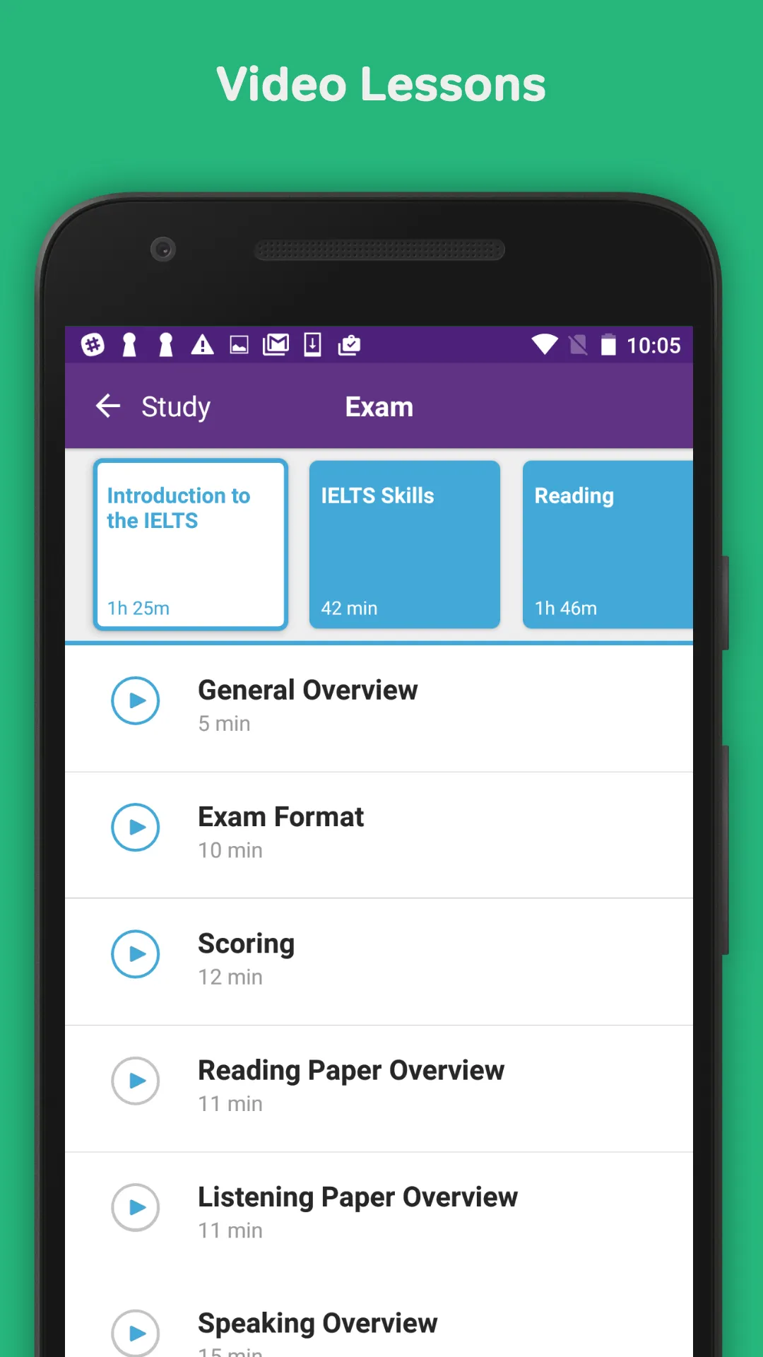 IELTS Exam Preparation, Lesson | Indus Appstore | Screenshot