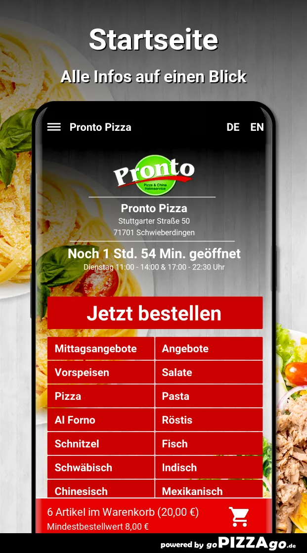 Pronto Pizza Schwieberdingen | Indus Appstore | Screenshot