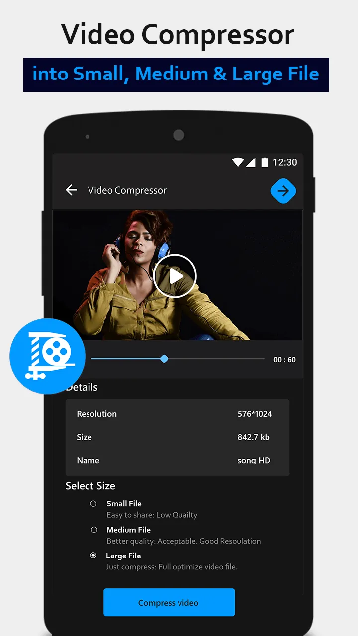 Video compressor: MP3 convert | Indus Appstore | Screenshot