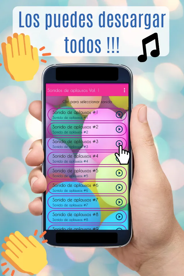 Sonidos de Aplausos. Manos. | Indus Appstore | Screenshot