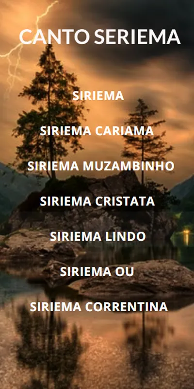 Cantos Seriema Brasileiros | Indus Appstore | Screenshot