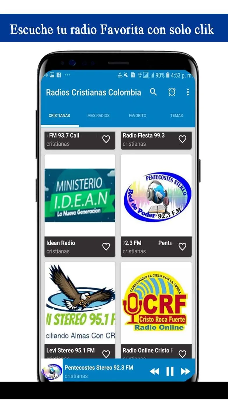 Radios Cristianas Colombia | Indus Appstore | Screenshot