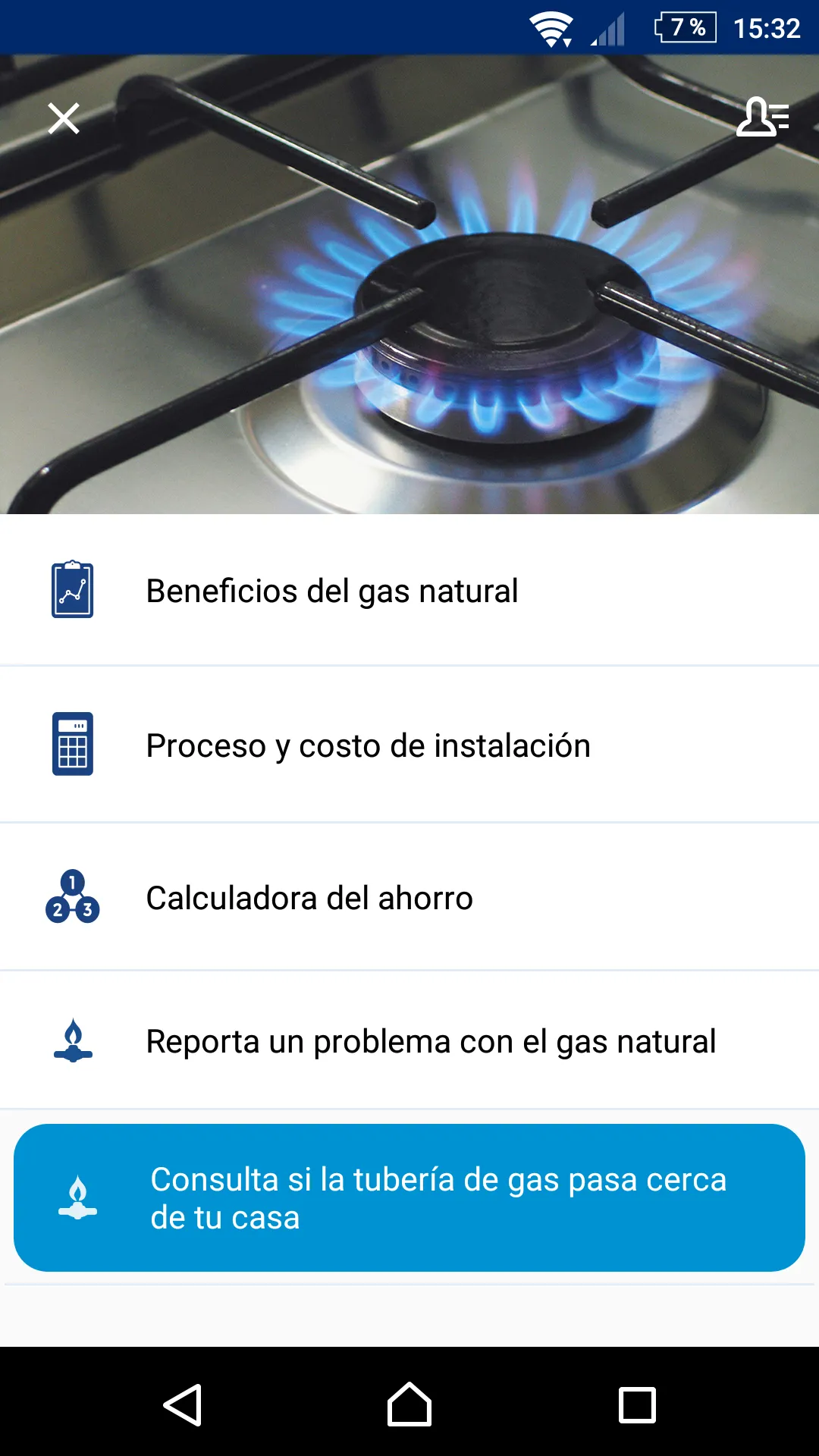 Facilito Gas Natural | Indus Appstore | Screenshot