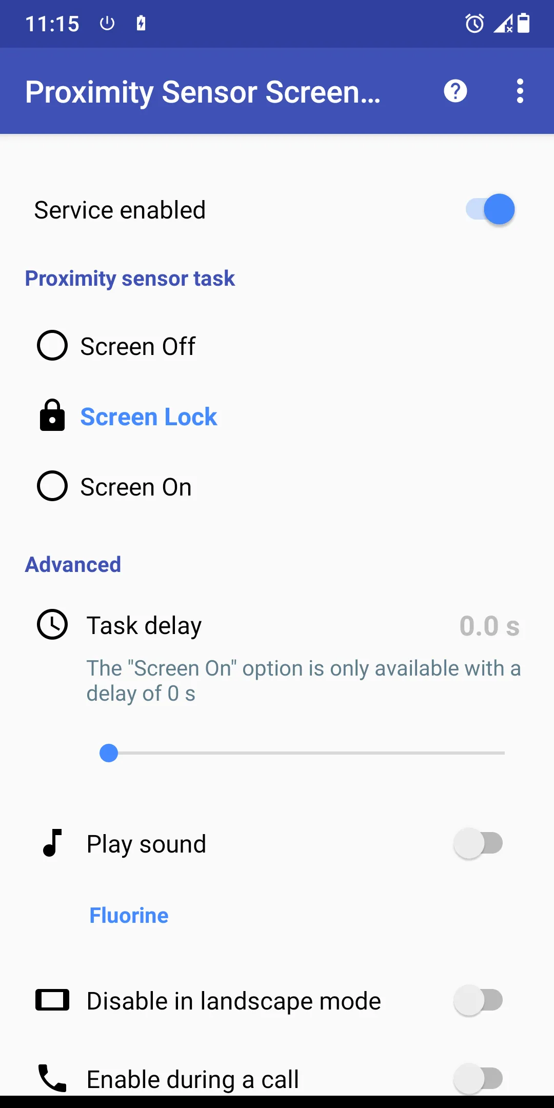 Proximity Sensor Screen Lock | Indus Appstore | Screenshot