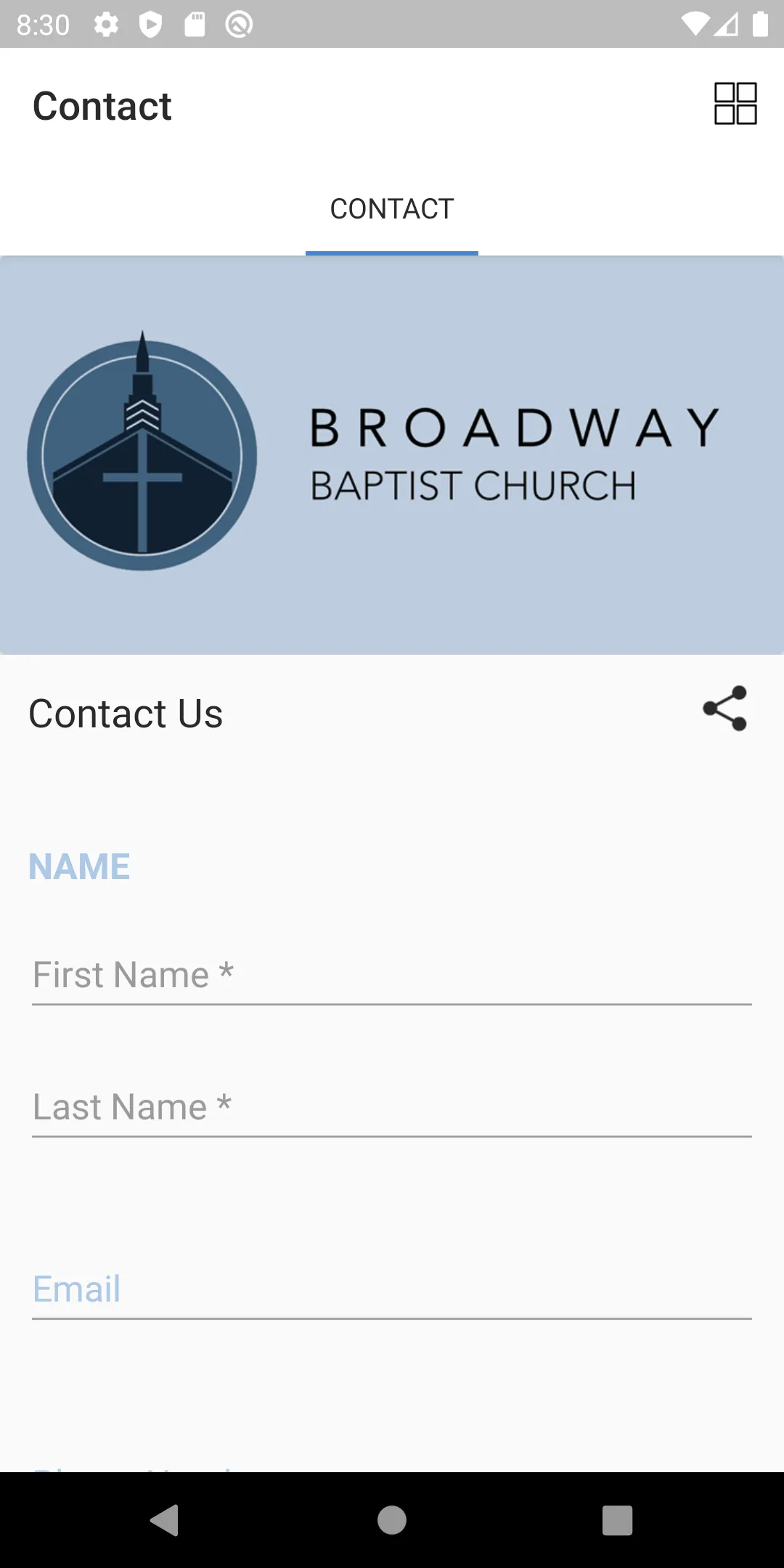 Broadway Church Southaven | Indus Appstore | Screenshot