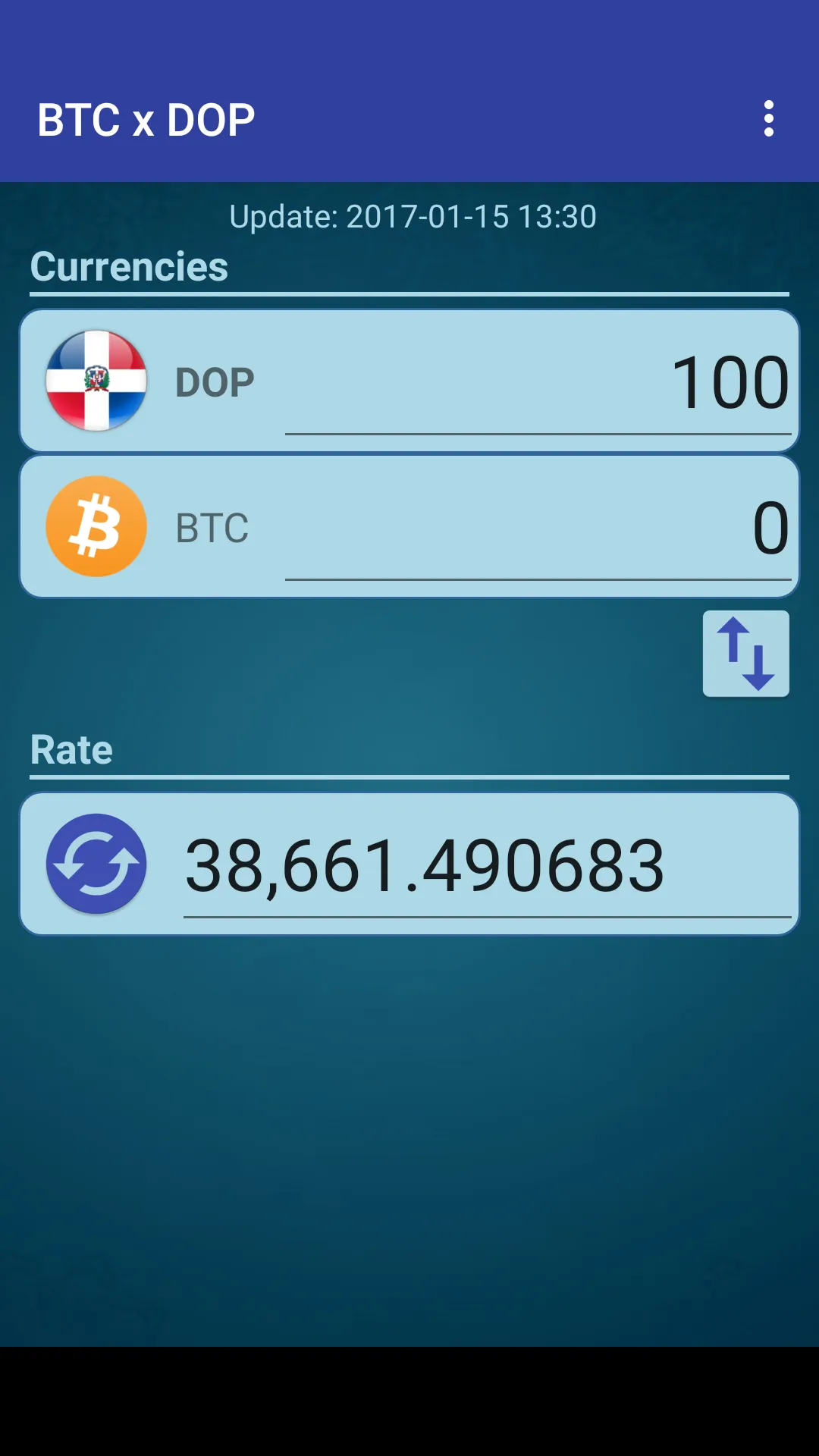 Bitcoin x Dominican Peso | Indus Appstore | Screenshot