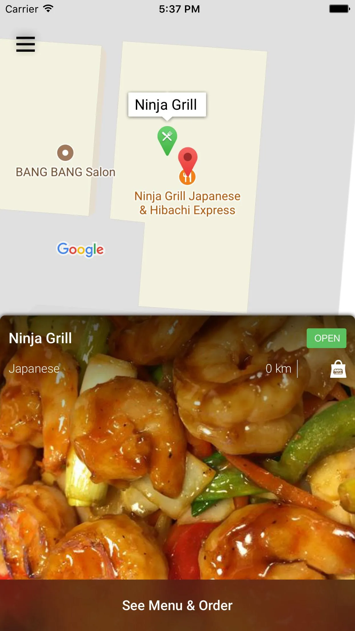 Ninja Grill Restaurant | Indus Appstore | Screenshot