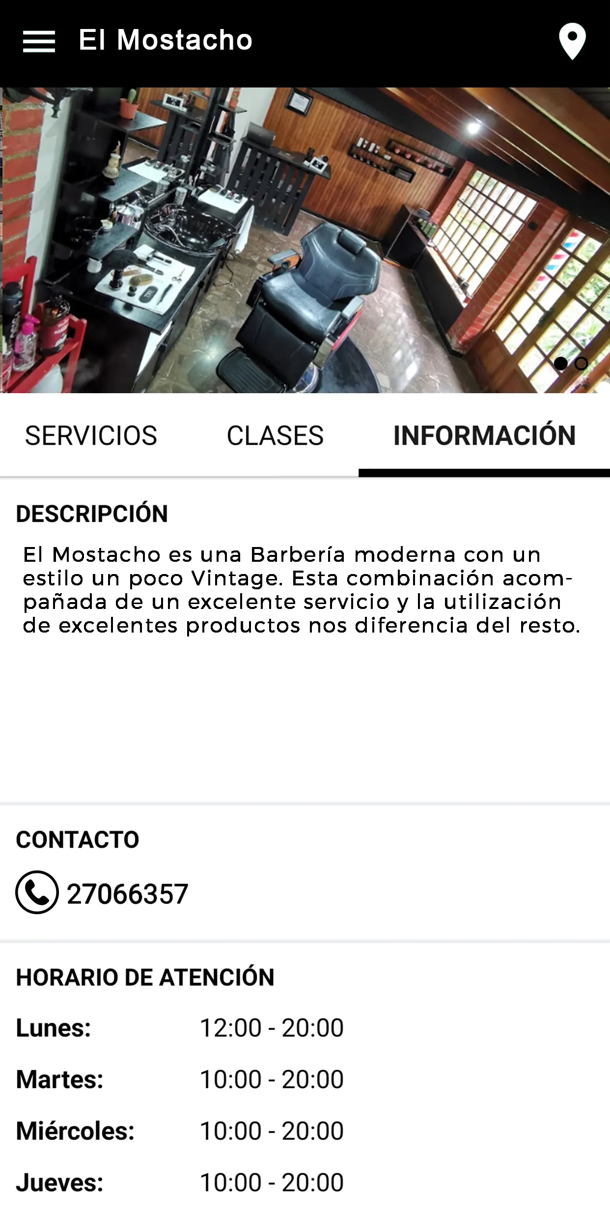 Barberia El Mostacho | Indus Appstore | Screenshot