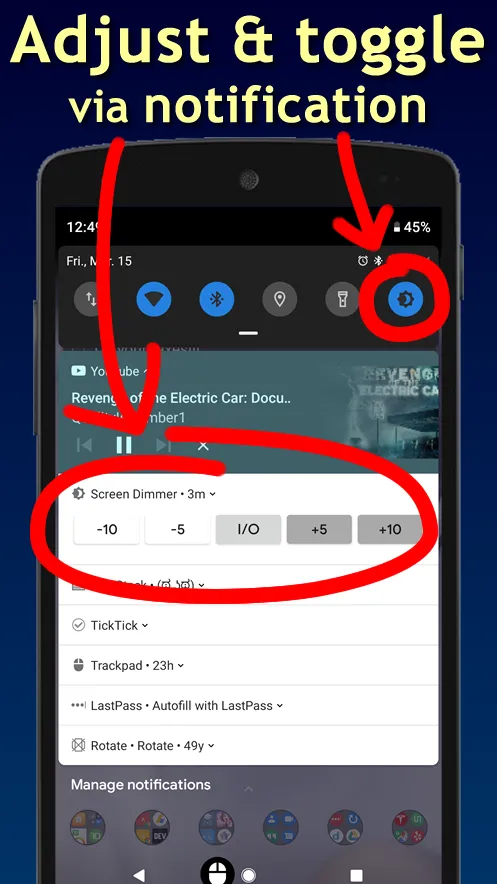 Screen & Notifications Dimmer | Indus Appstore | Screenshot