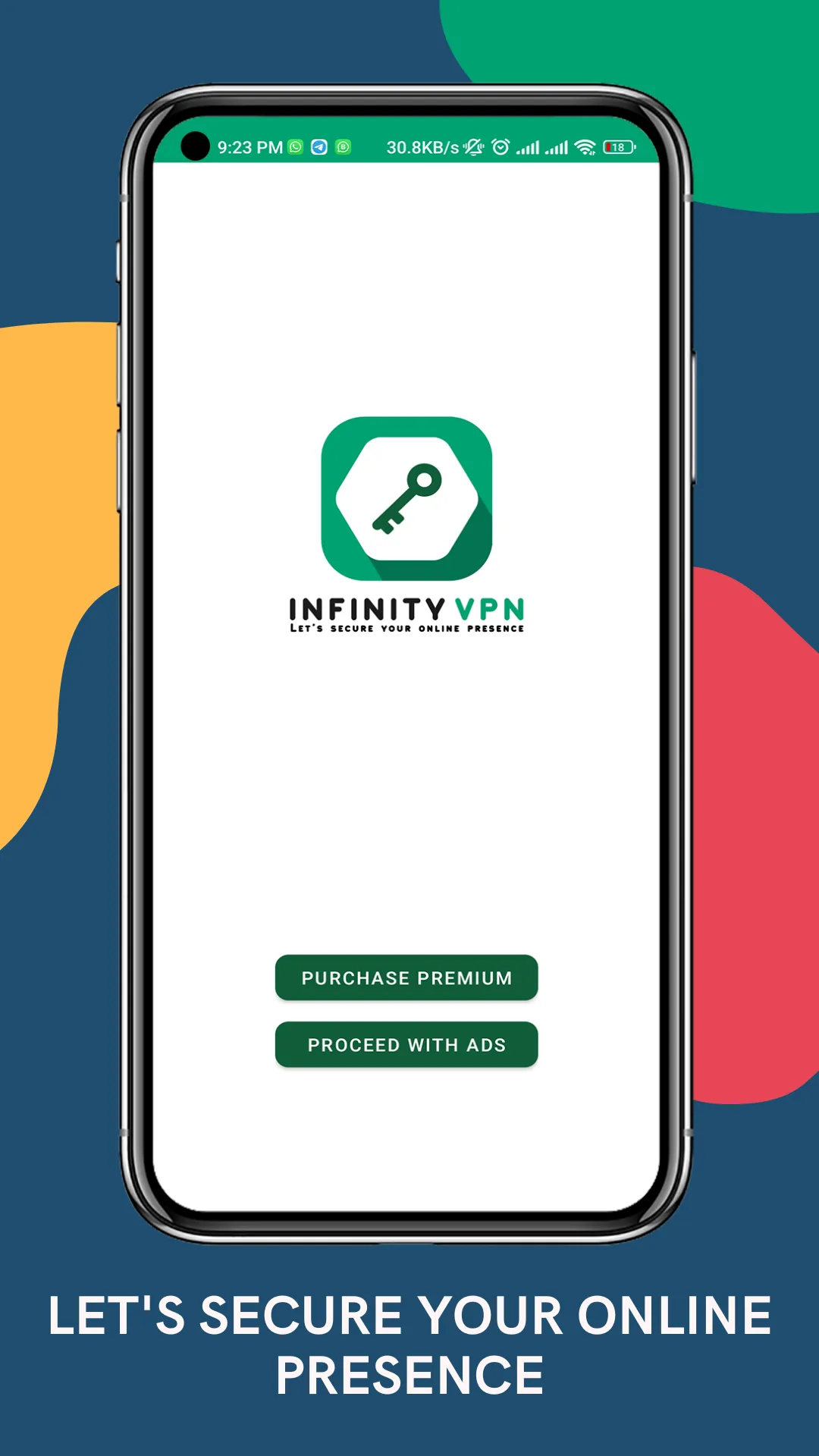 Infinity VPN-Secure Proxy VPN | Indus Appstore | Screenshot