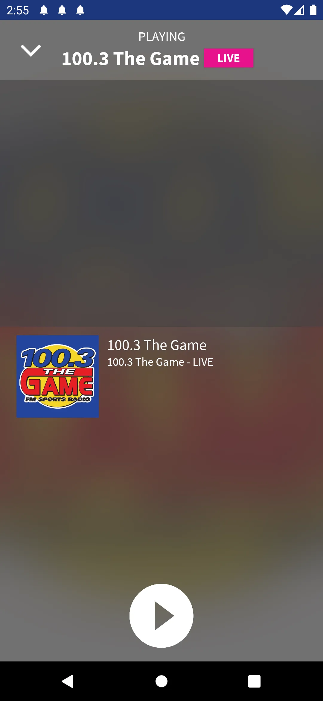 100.3 The Game | Indus Appstore | Screenshot