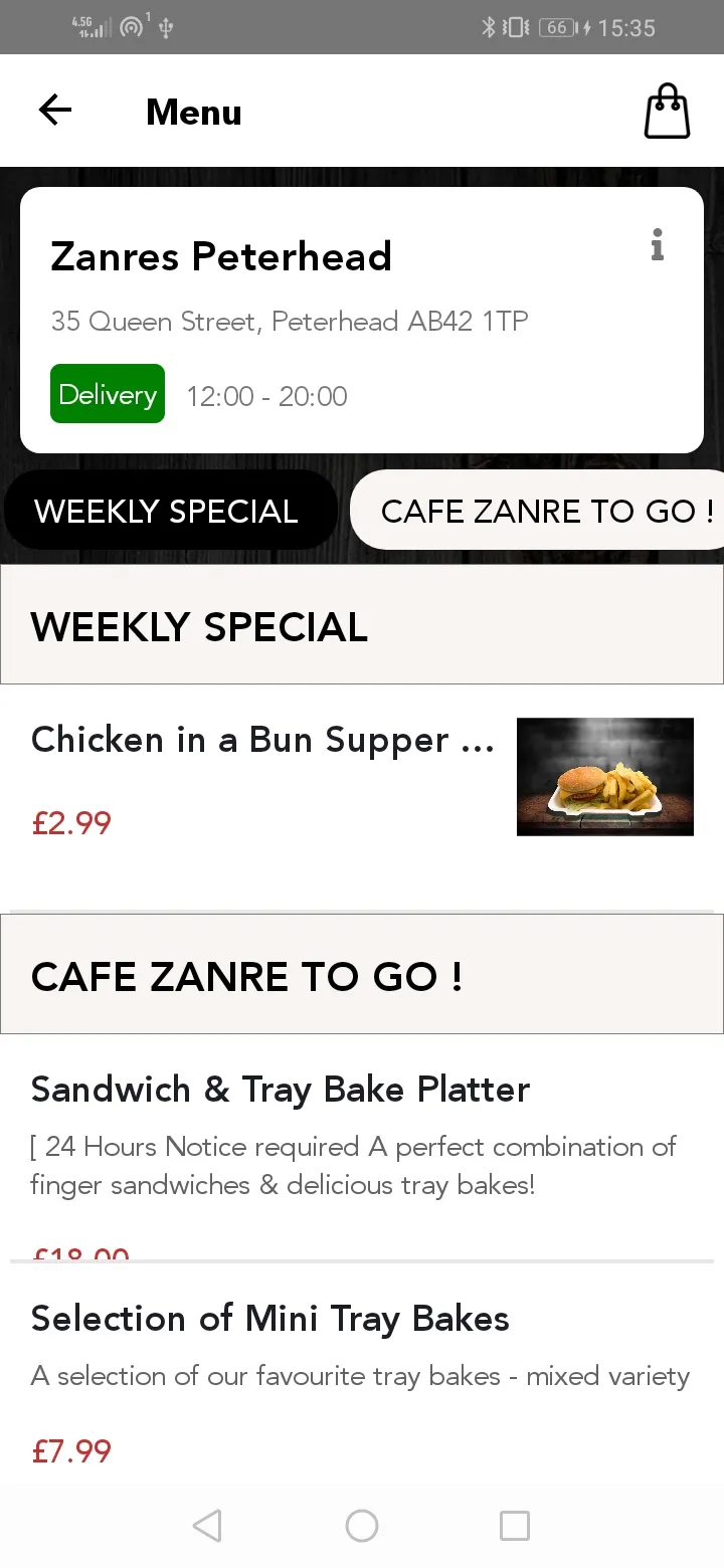 Zanres Takeaways | Indus Appstore | Screenshot