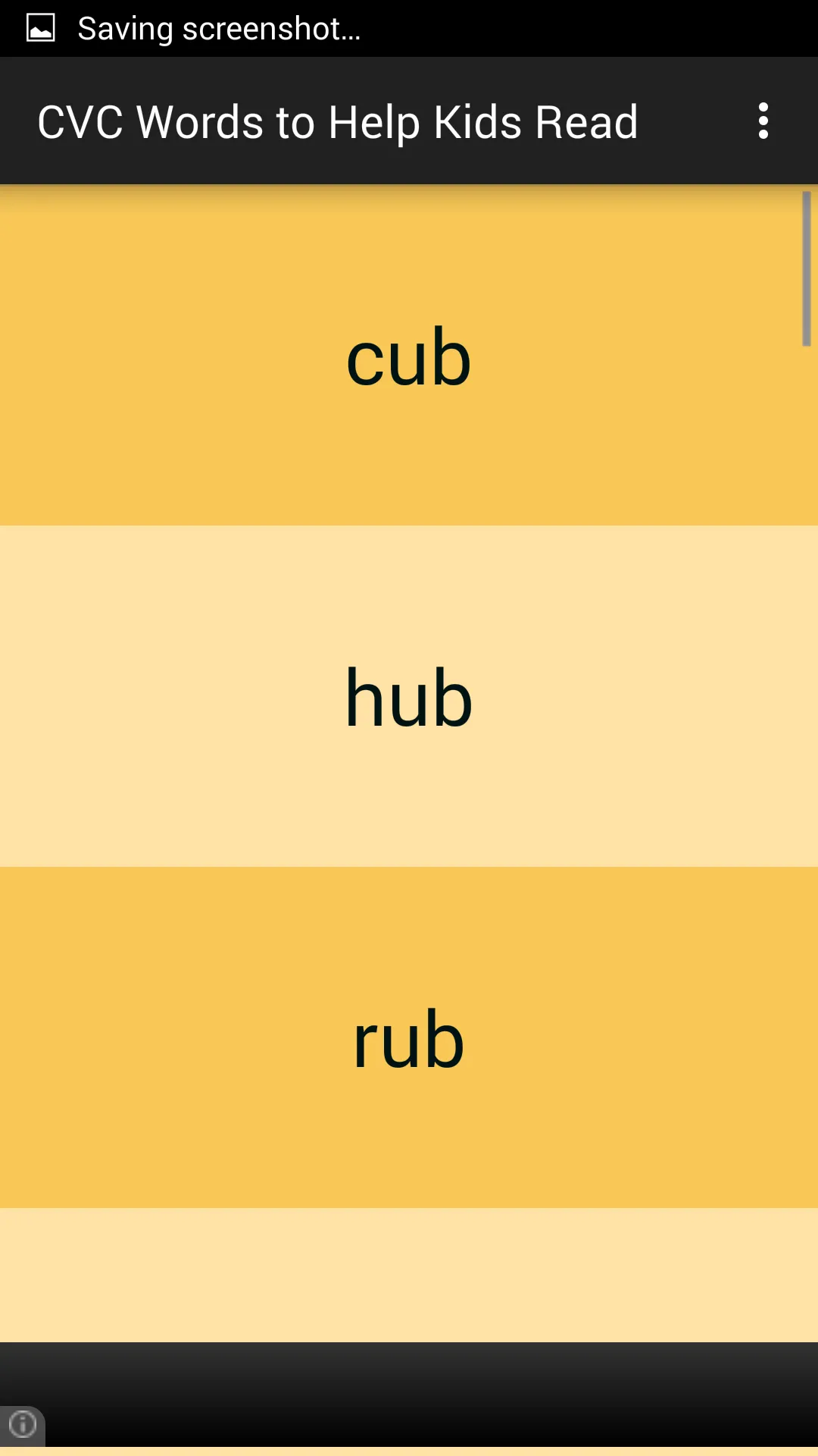 CVC Words to Help Kids Read | Indus Appstore | Screenshot