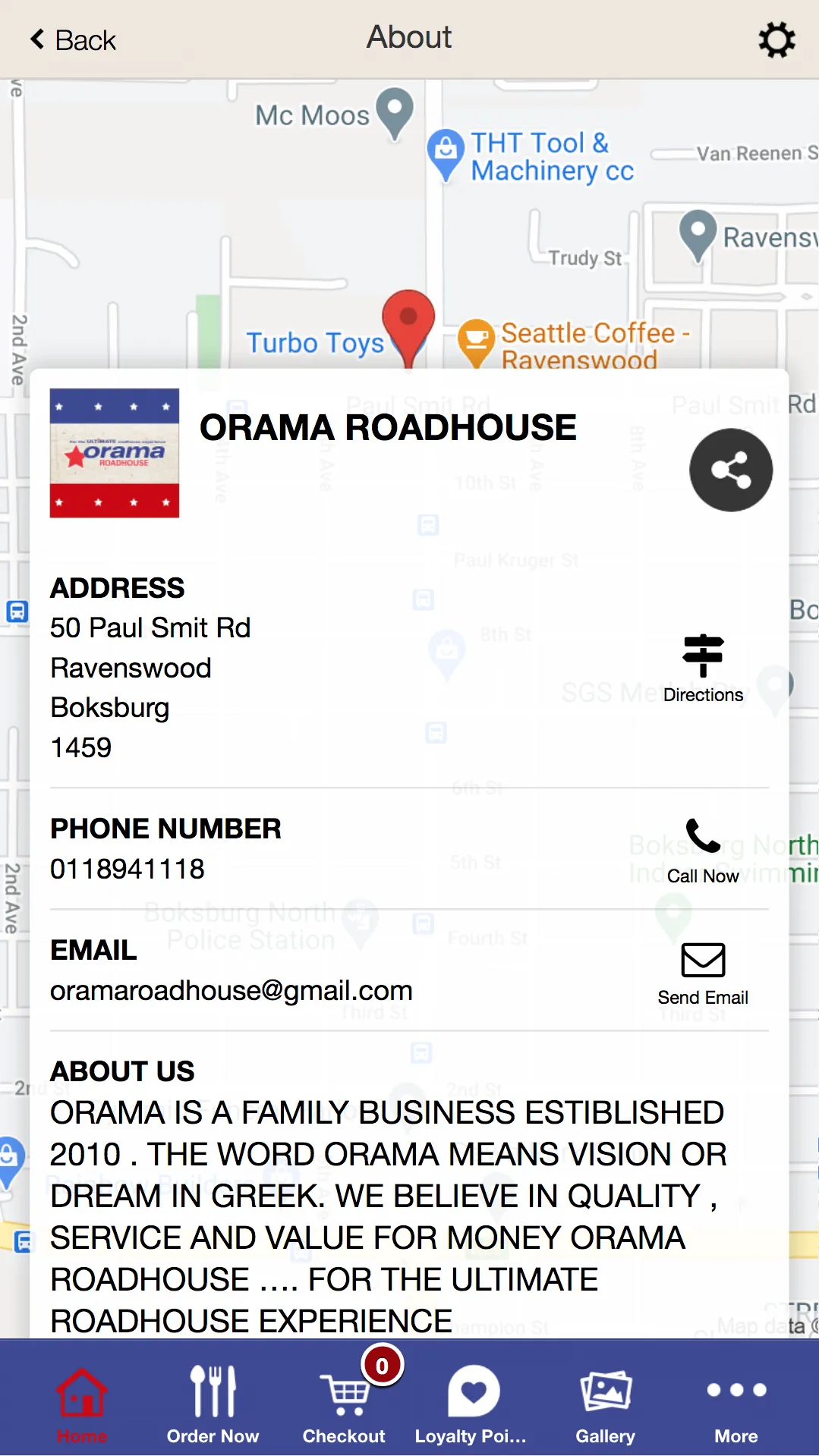 Orama Roadhouse | Indus Appstore | Screenshot