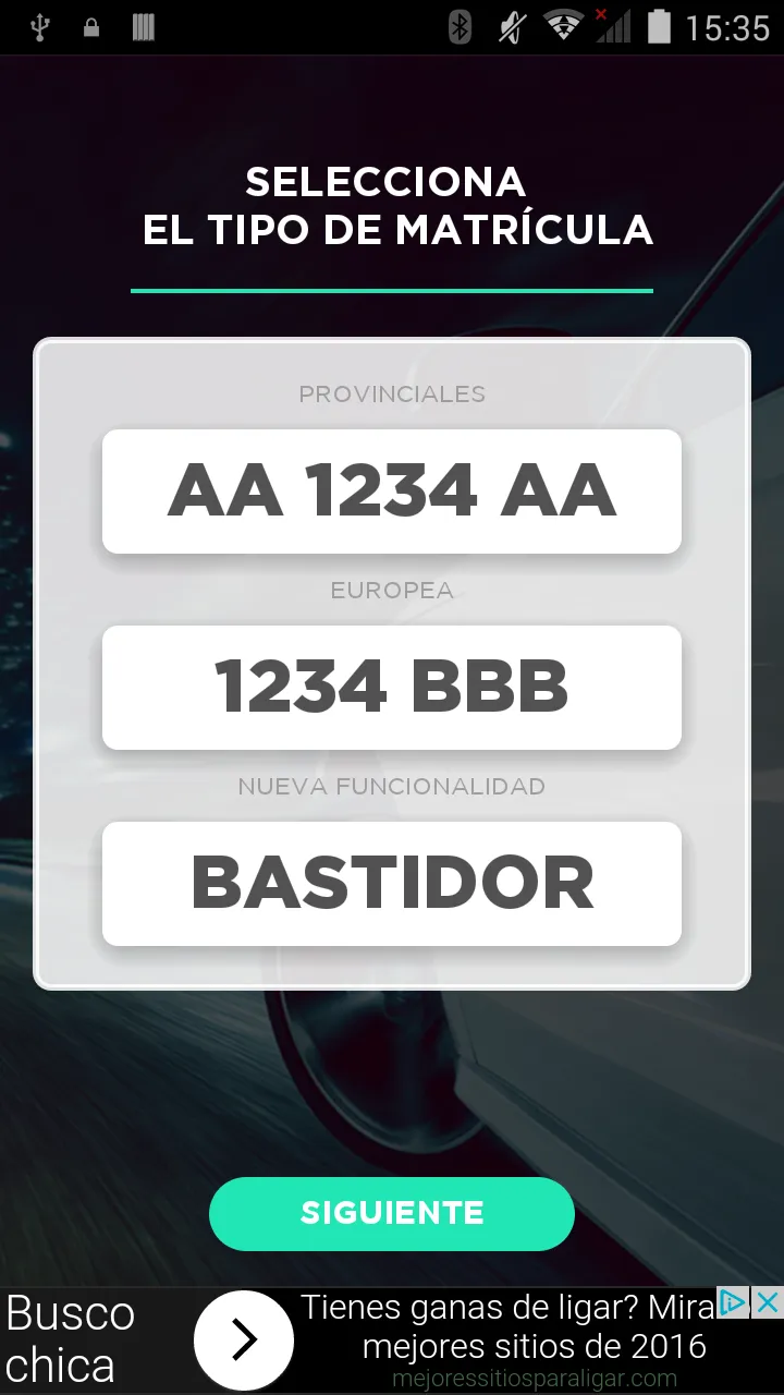 Matrículas España | Indus Appstore | Screenshot